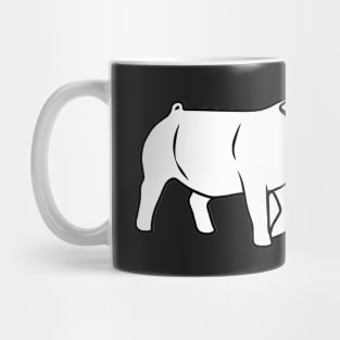 Pig Silhouette 1 - NOT FOR RESALE WITHOUT PERMISSION Mug